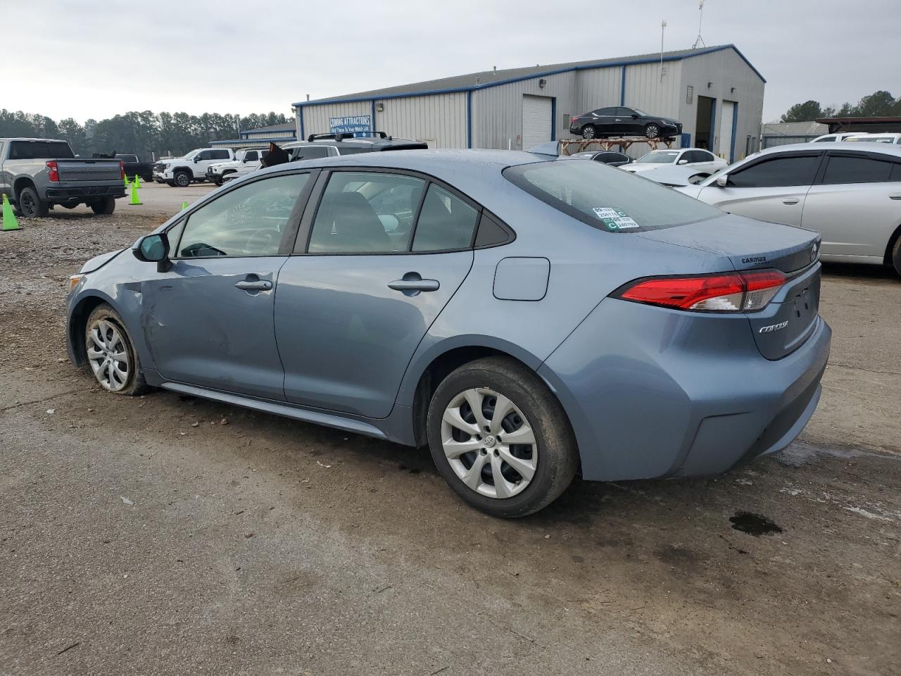 2020 Toyota Corolla VIN 5YFEPRAE3LP101947 Copart auction photo, front end / side damage thumbnail 2