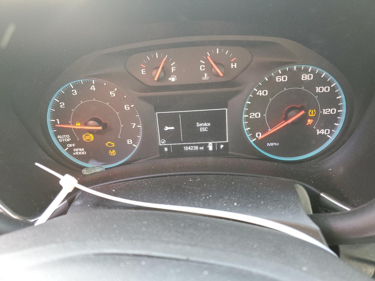 2019 Chevrolet Equinox VIN 3GNAXHEV9KL220530 Copart auction photo, front end / side damage thumbnail 9