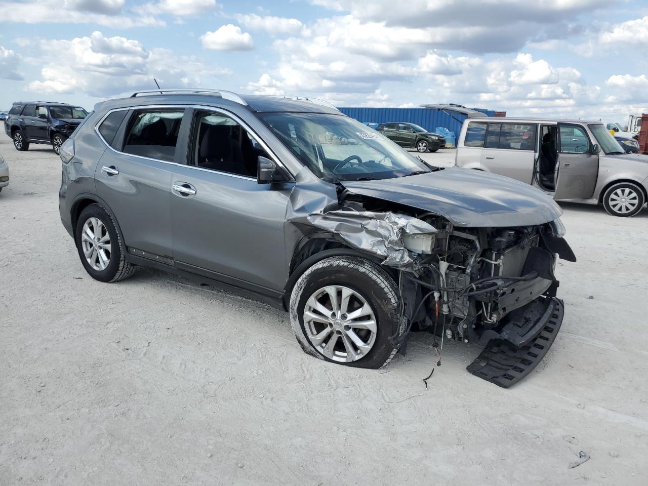 2015 Nissan Rogue VIN KNMAT2MV2FP574404 Copart auction photo, all over damage thumbnail 4
