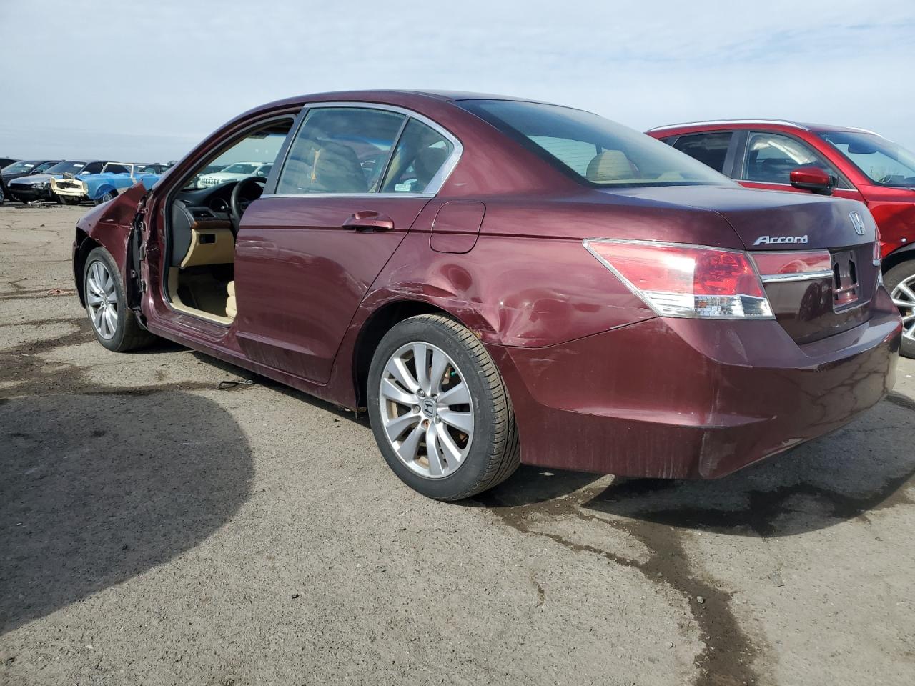 2011 Honda Accord VIN 1HGCP2F77BA069226 Copart auction photo, front end / side damage thumbnail 2