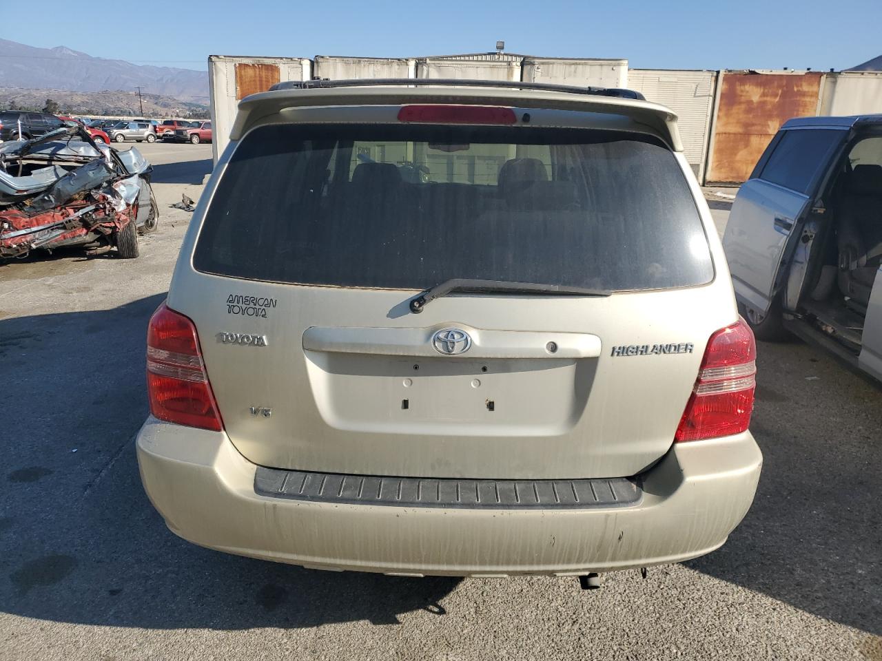 2003 Toyota Highlander VIN JTEGF21AX30117505 Copart auction photo, front end damage thumbnail 6
