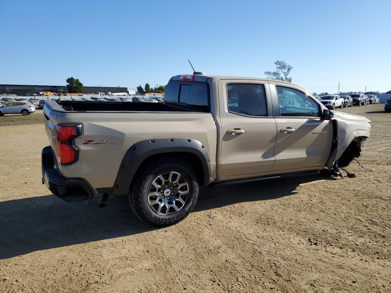 2023 Chevrolet Colorado VIN 1GCPTDEK3P1245659 Copart auction photo, undercarriage / front end damage thumbnail 3