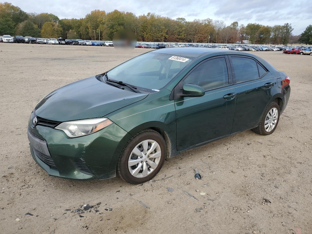 2014 Toyota Corolla VIN 5YFBURHE1EP009191