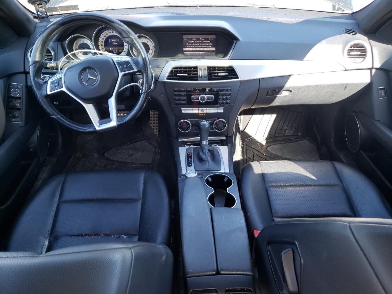 2014 Mercedes-Benz C-klasse VIN WDDGF8AB0ER305194 Copart auction photo, rear end damage thumbnail 8