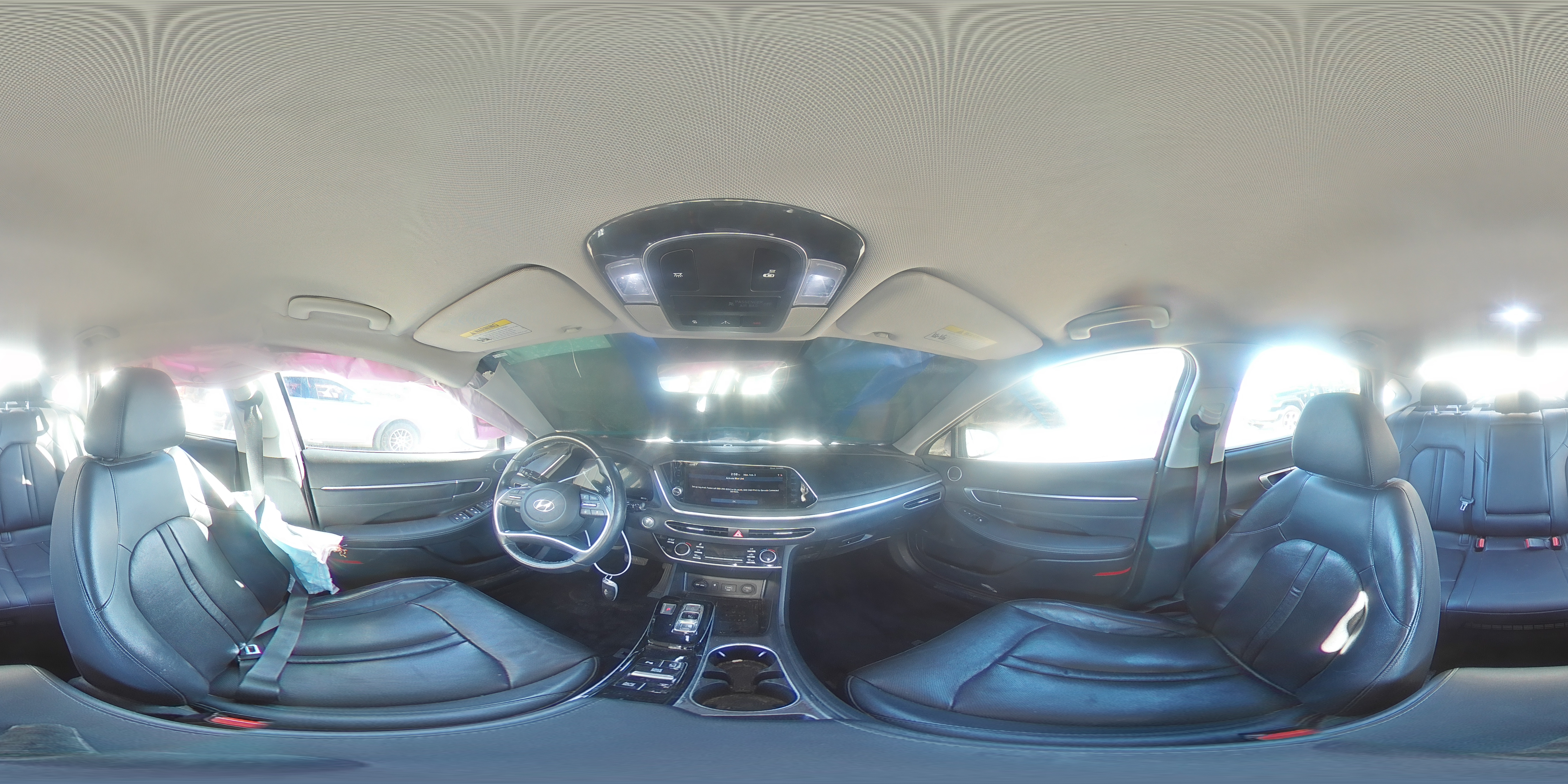 2021 Hyundai Sonata VIN KMHL54JJ3MA021448 Copart auction photo, front end / rear end damage thumbnail 14