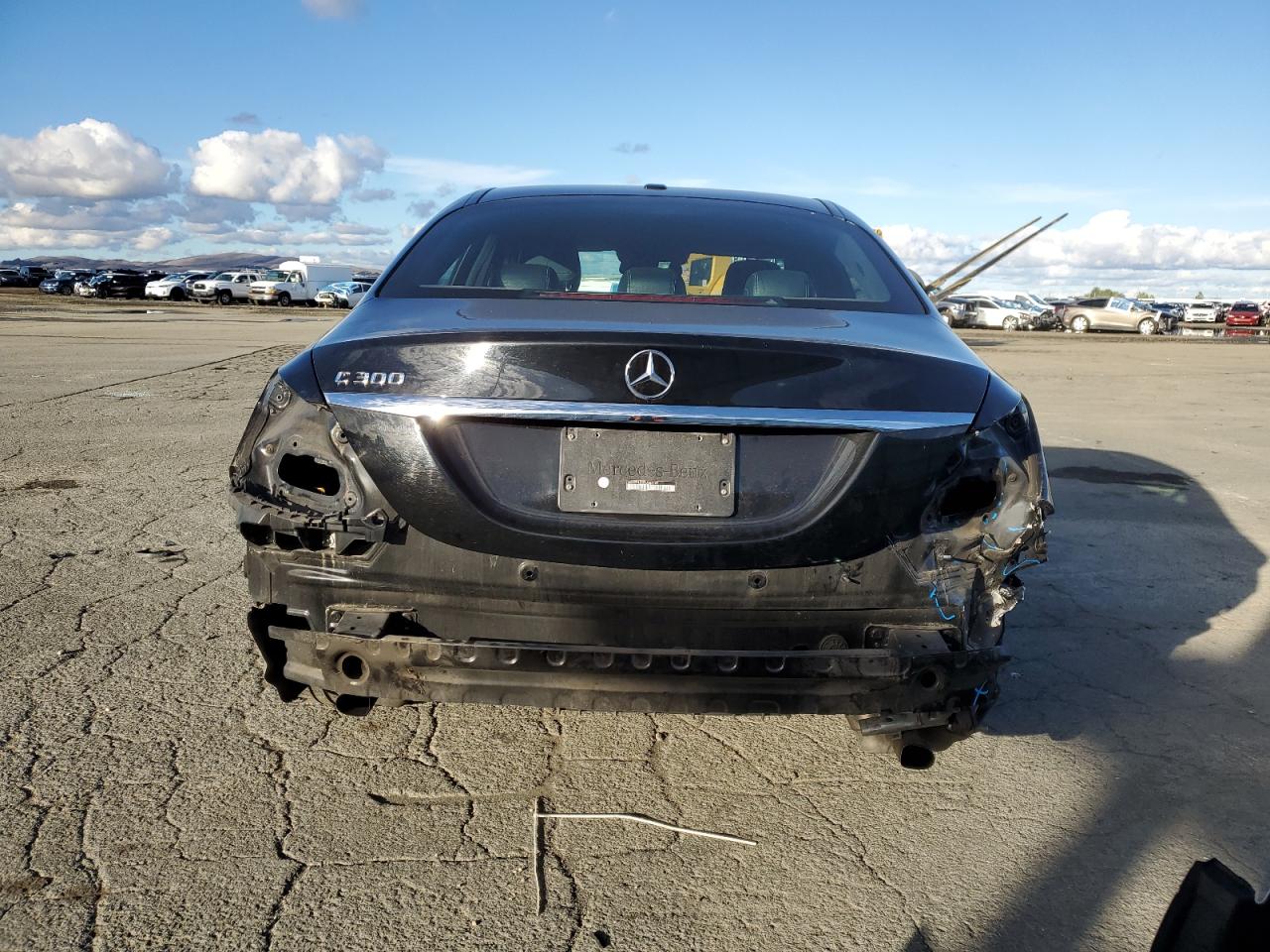 2015 Mercedes-Benz C-klasse VIN 55SWF4JB5FU064169 Copart auction photo, rear end damage thumbnail 6