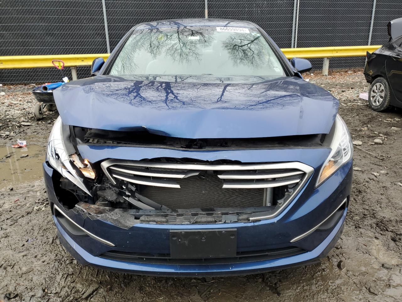 2016 Hyundai Sonata VIN 5NPE24AFXGH427869 Copart auction photo, front end / minor dent/scratches damage thumbnail 5