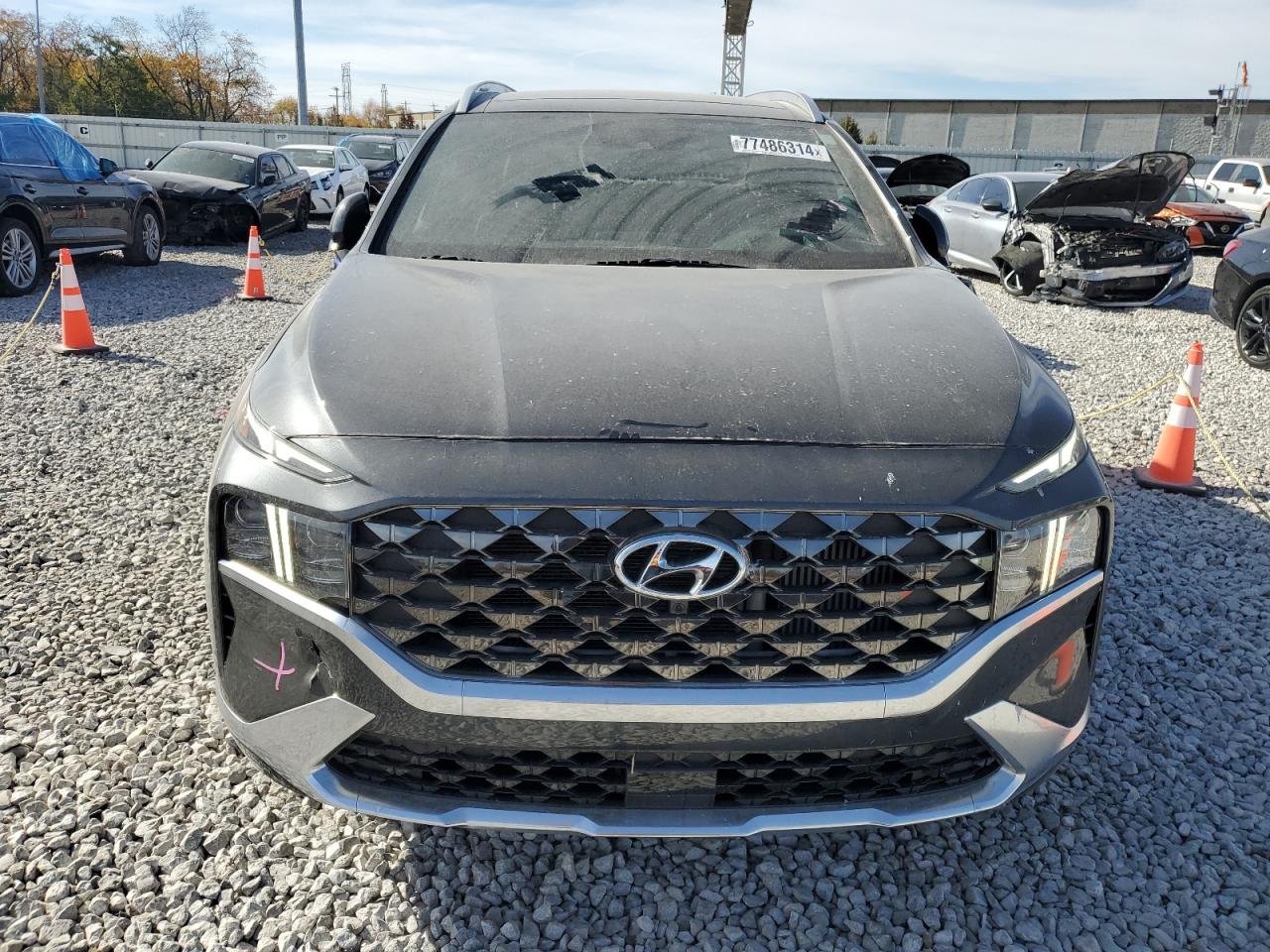 2023 Hyundai Santa Fe VIN 5NMS5DAL0PH482540 Copart auction photo, front end / rear end damage thumbnail 5