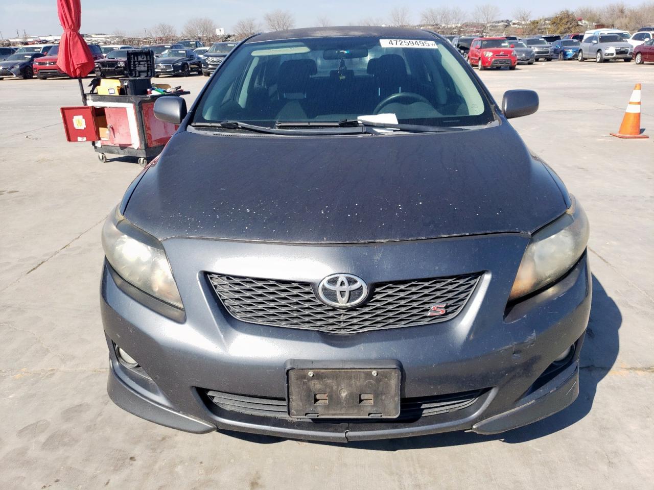 2009 Toyota Corolla VIN 2T1BU40E29C143163 Copart auction photo, front end damage thumbnail 5