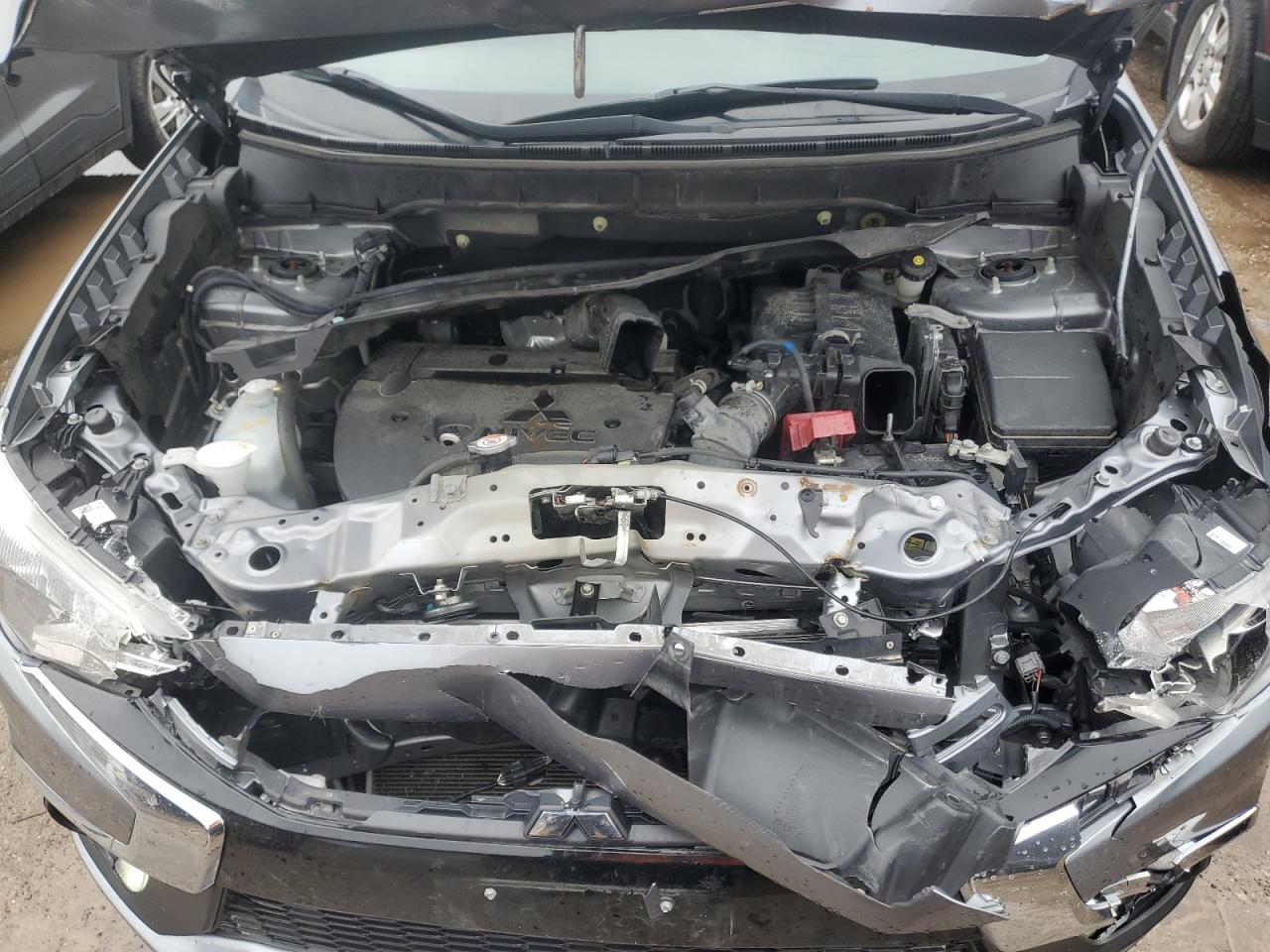 2019 Mitsubishi Outlander VIN JA4AP3AU3KU032370 Copart auction photo, front end / minor dent/scratches damage thumbnail 12