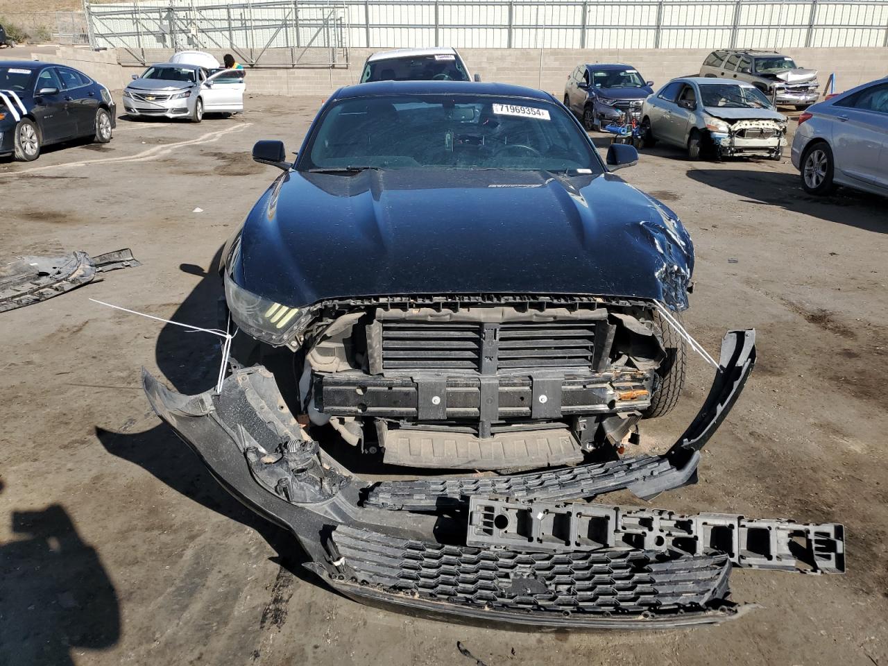 2017 Ford Mustang VIN 1FA6P8TH8H5231092 Copart auction photo, front end damage thumbnail 5