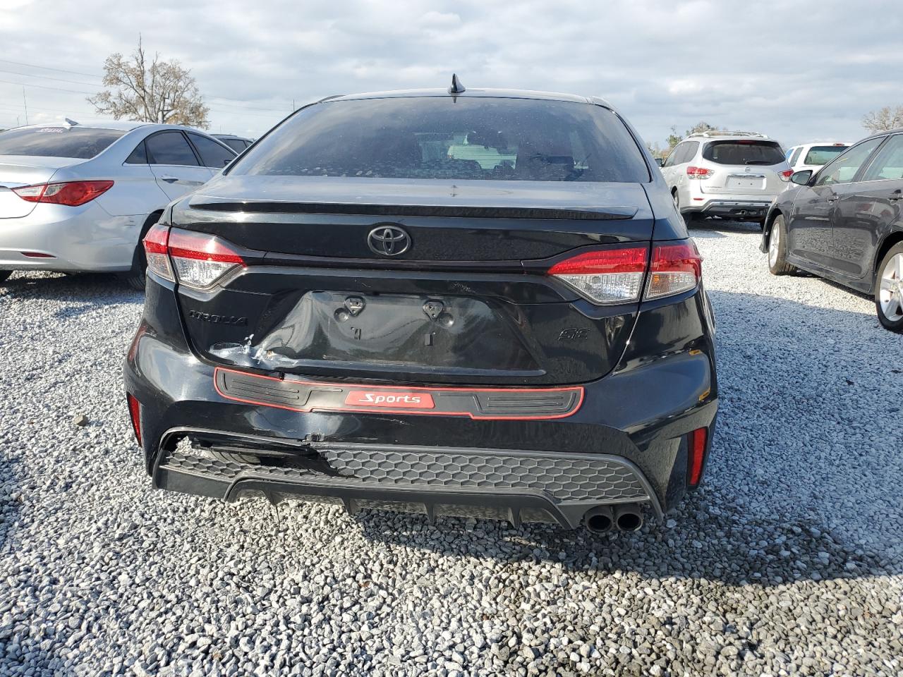 2021 Toyota Corolla VIN 5YFS4MCE3MP070454 Copart auction photo, rear end damage thumbnail 6