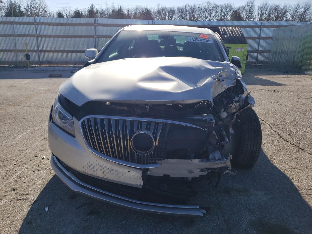 2015 Buick LaCrosse VIN 1G4GB5G34FF120150 Copart auction photo, front end damage thumbnail 5