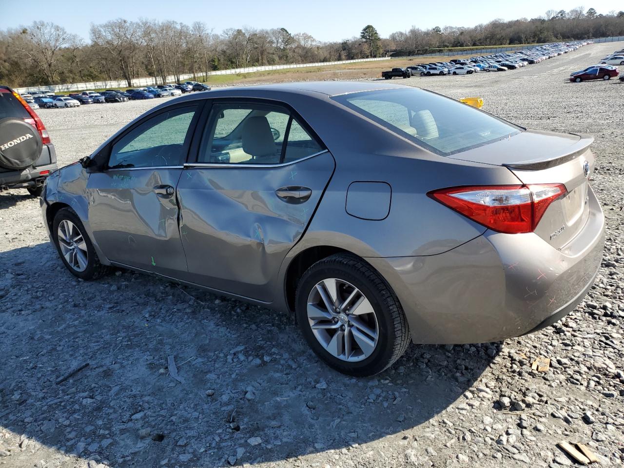 2014 Toyota Corolla VIN 2T1BPRHE1EC211343 Copart auction photo, front end / side damage thumbnail 2