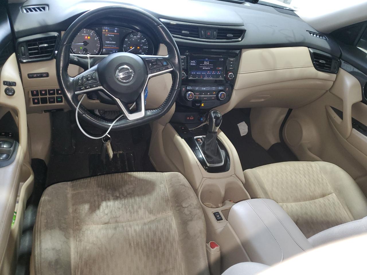 2019 Nissan Rogue VIN JN8AT2MT1KW254395 Copart auction photo, side damage thumbnail 8