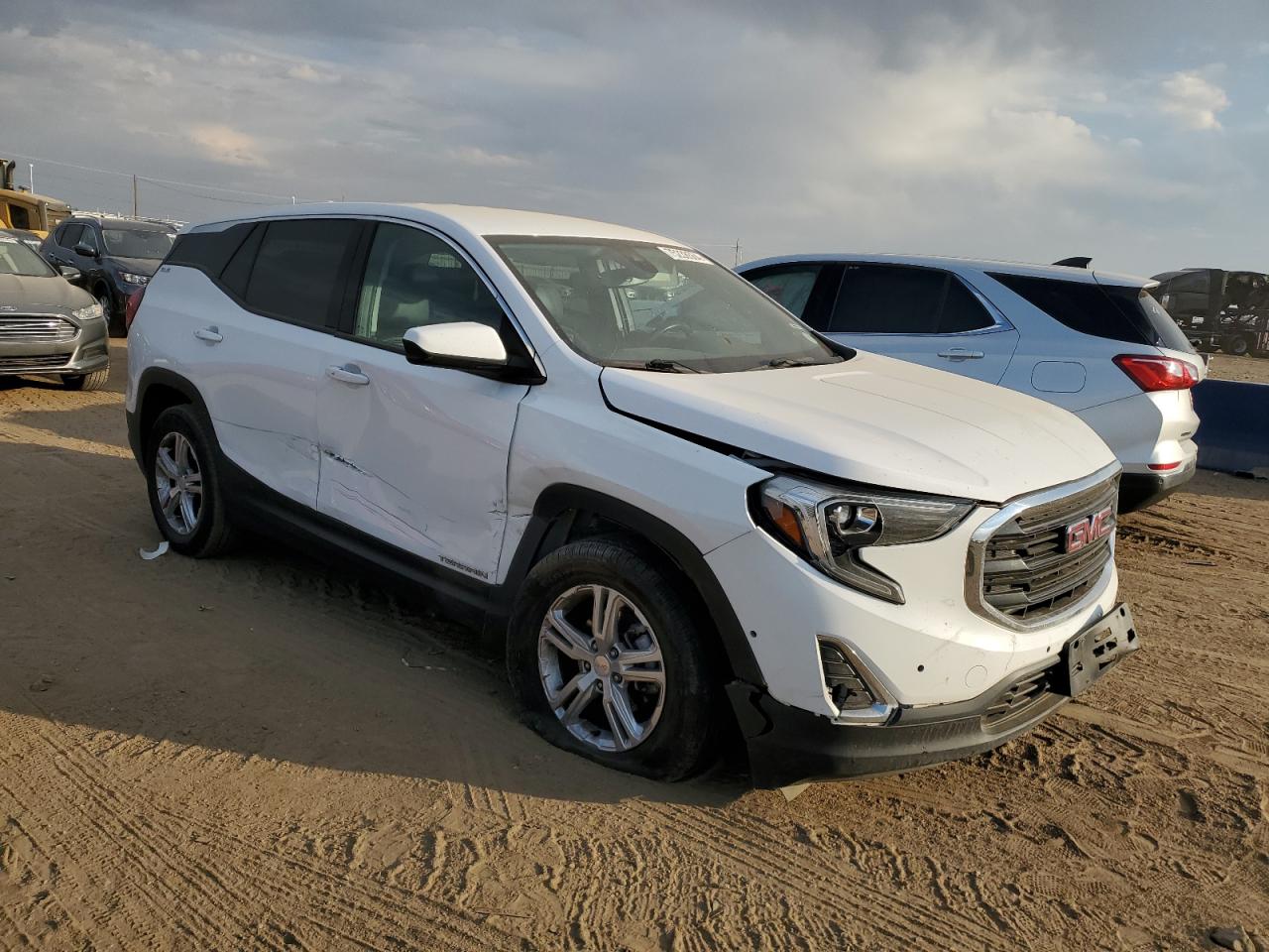 2020 GMC Terrain VIN 3GKALTEV9LL194654 Copart auction photo, side damage thumbnail 4