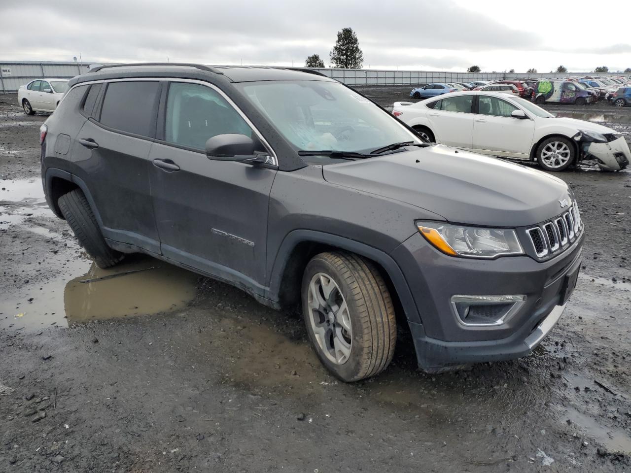 2021 Jeep Compass VIN 3C4NJDCB6MT586669 Copart auction photo, all over damage thumbnail 4