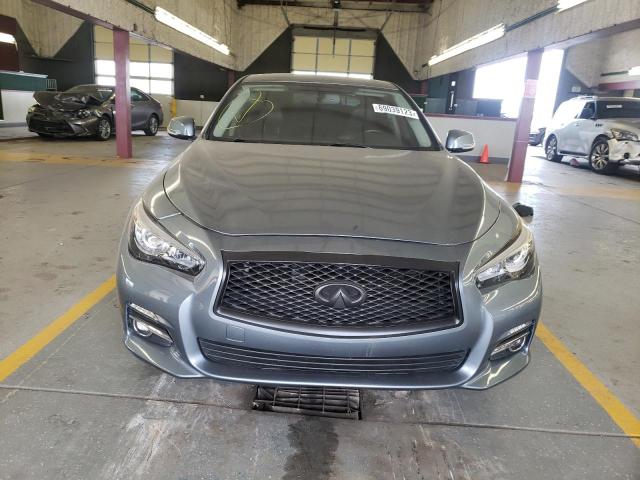 2017 Infiniti Q50 VIN JN1EV7AR9HM840346 Copart auction photo, side damage thumbnail 5