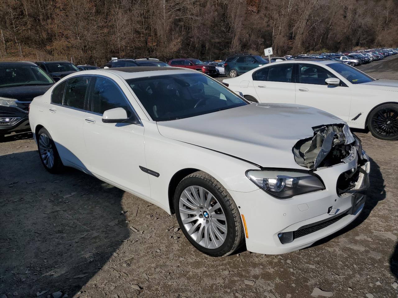 2012 BMW 7er VIN WBAKC6C59CDX99412 Copart auction photo, front end / minor dent/scratches damage thumbnail 4