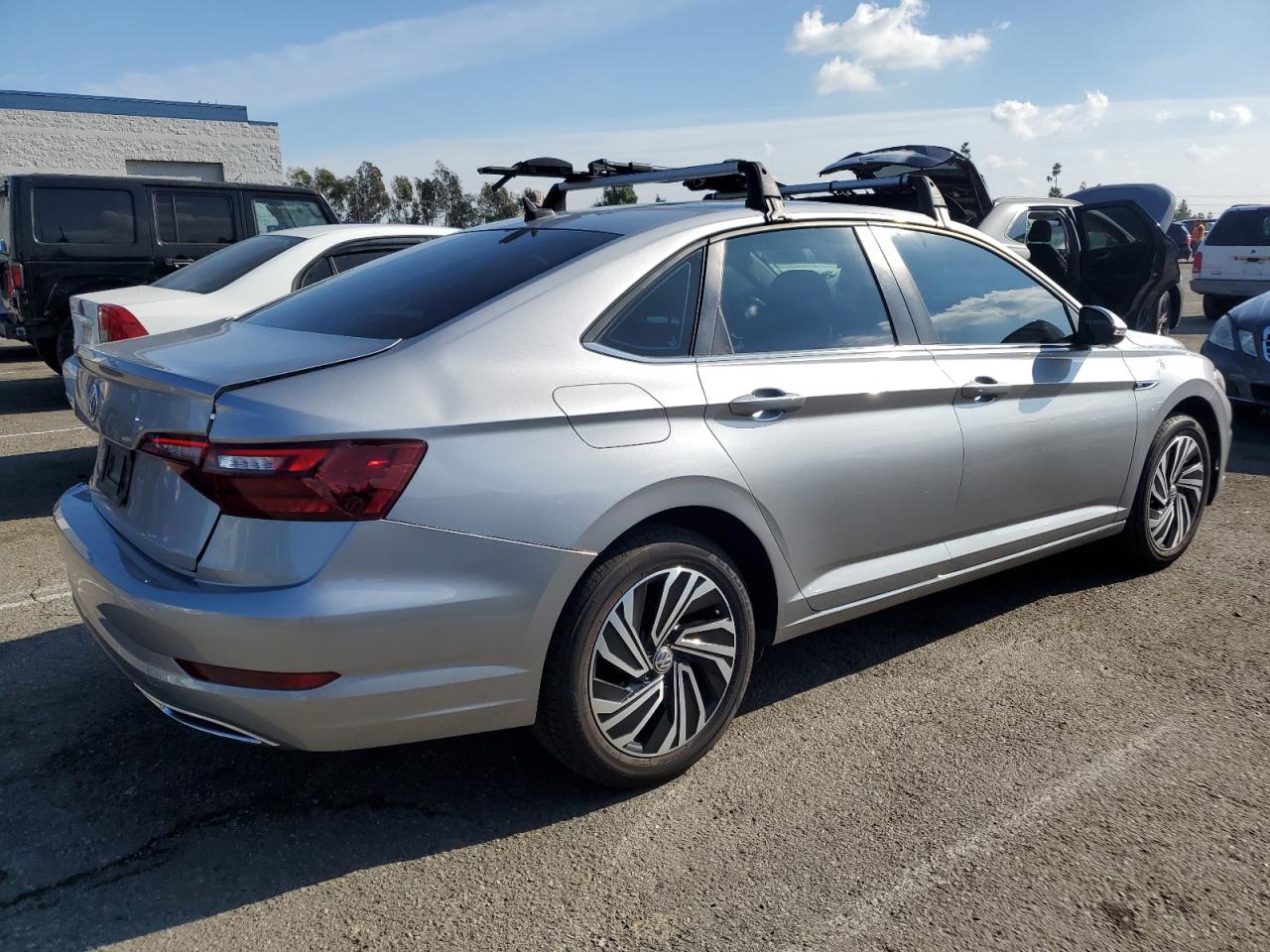 2020 Volkswagen Jetta VIN 3VWG57BUXLM096548 Copart auction photo, undercarriage / rear end damage thumbnail 3