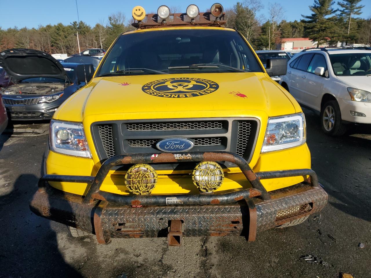 2004 Ford F-150 VIN 1FTPW14534KC07095 Copart auction photo, all over damage thumbnail 5