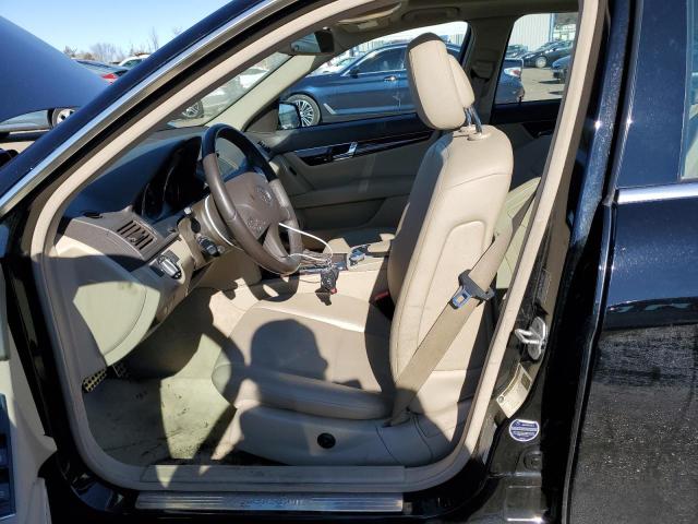 2010 Mercedes-Benz C-klasse VIN WDDGF8BB2AR116880 Copart auction photo, front end damage thumbnail 7