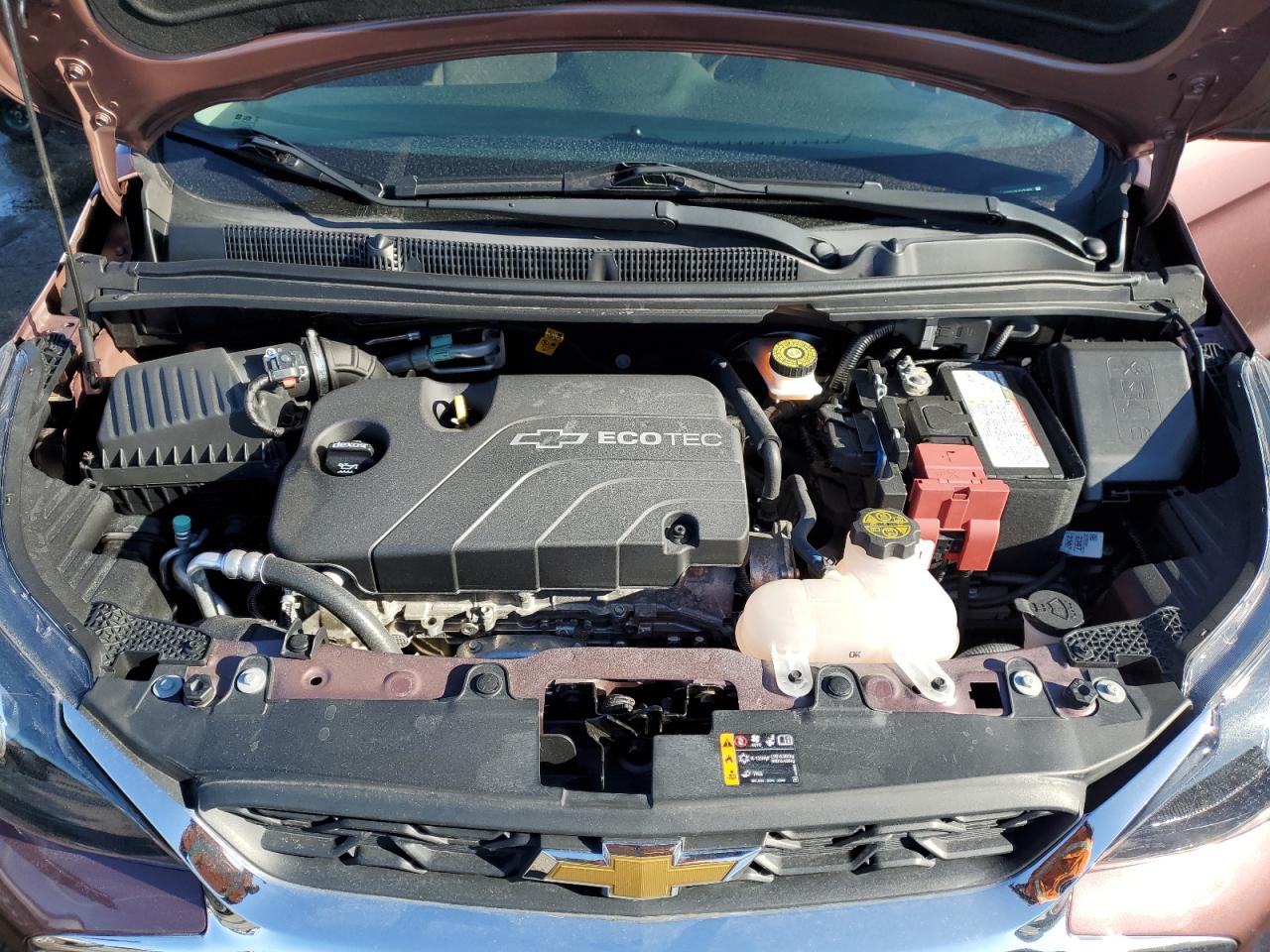 2020 Chevrolet Spark VIN KL8CB6SAXLC474873 Copart auction photo, front end / side damage thumbnail 13