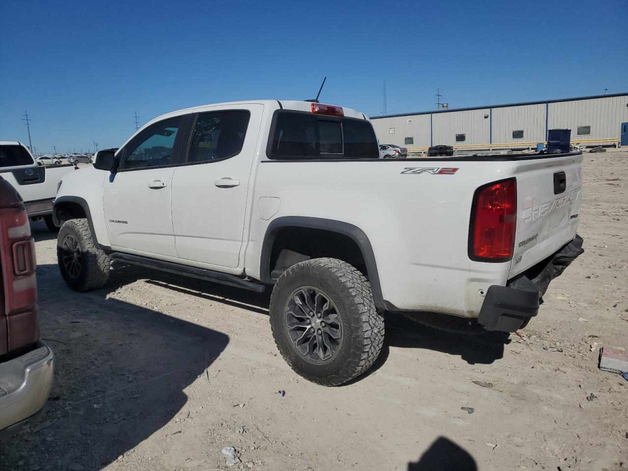 2021 Chevrolet Colorado VIN 1GCGTEEN6M1197537 Copart auction photo, undercarriage / rear end damage thumbnail 2