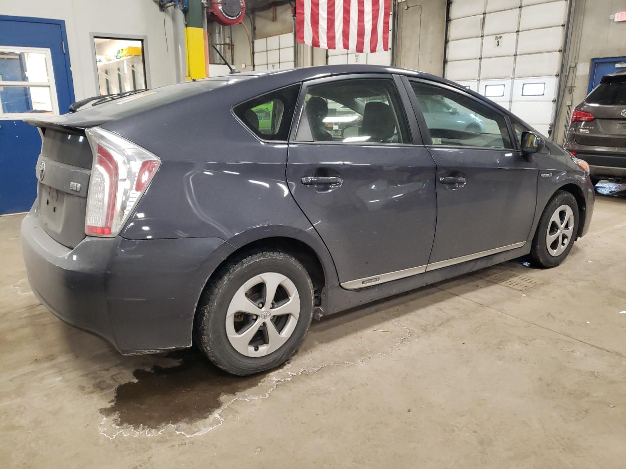 2014 Toyota Prius VIN JTDKN3DU1E0372821 Copart auction photo, side damage thumbnail 3