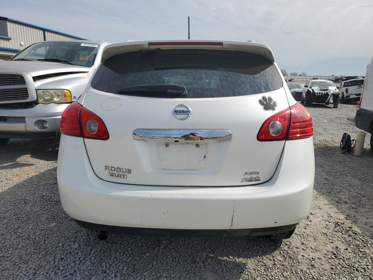 2015 Nissan Rogue VIN JN8AS5MV9FW251319 Copart auction photo, front end / side damage thumbnail 6