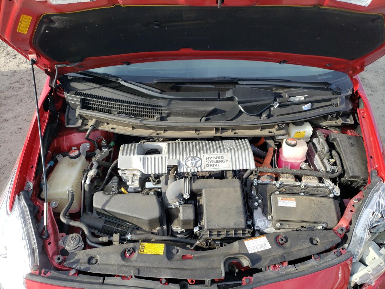 2015 Toyota Prius VIN JTDKN3DUXF0435741 Copart auction photo, front end / rear end damage thumbnail 11