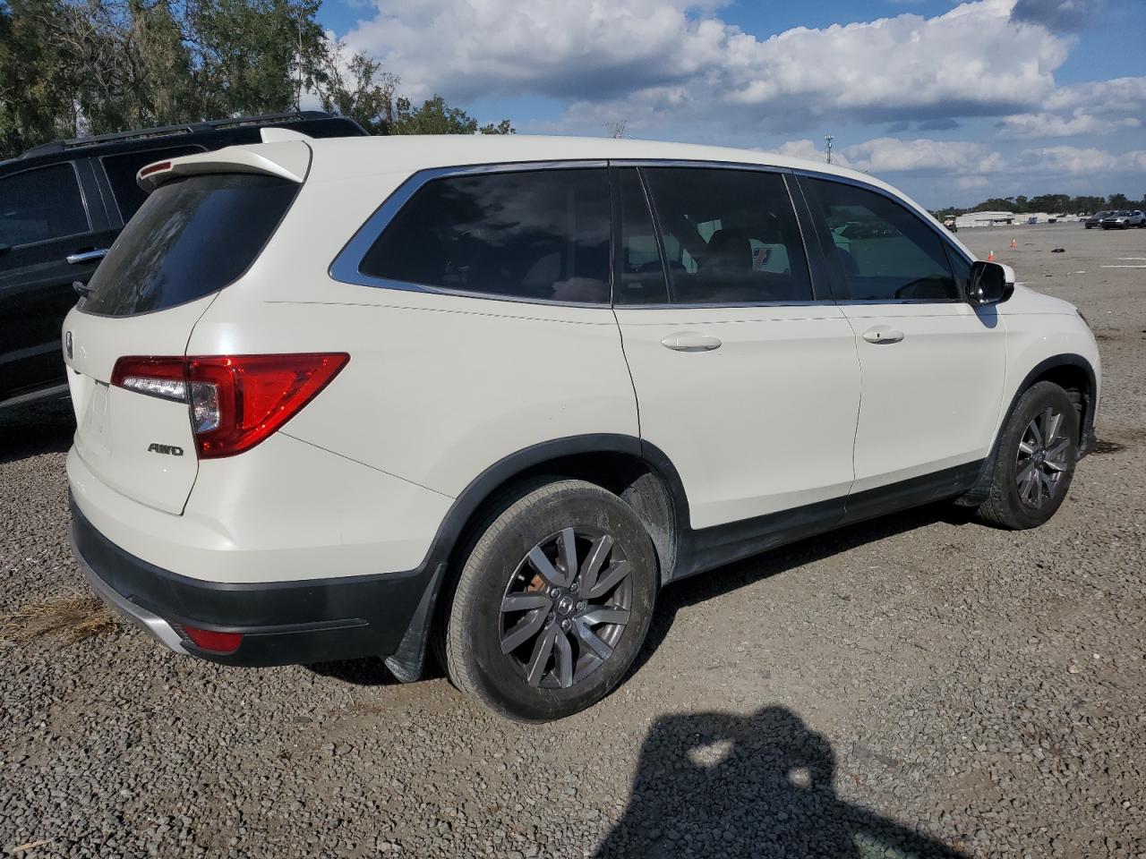 2019 Honda Pilot VIN 5FNYF6H52KB055333 Copart auction photo, water/flood / minor dent/scratches damage thumbnail 3