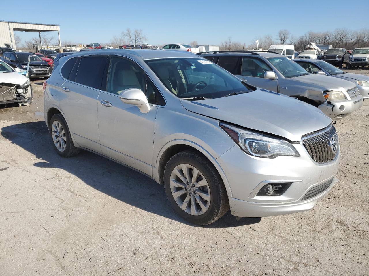 2017 Buick Envision VIN LRBFXBSA0HD219454 Copart auction photo, front end damage thumbnail 4