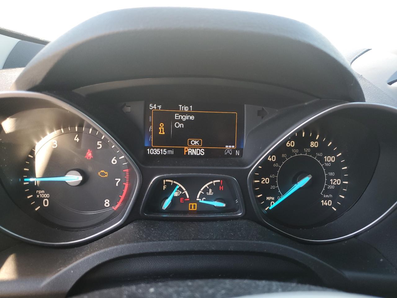 2017 Ford Escape VIN 1FMCU9GD9HUC73968 Copart auction photo, normal wear damage thumbnail 9