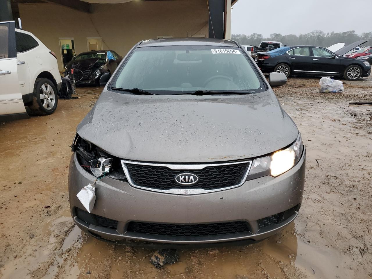 2012 KIA Forte VIN KNAFU4A21C5470709 Copart auction photo, front end / side damage thumbnail 5