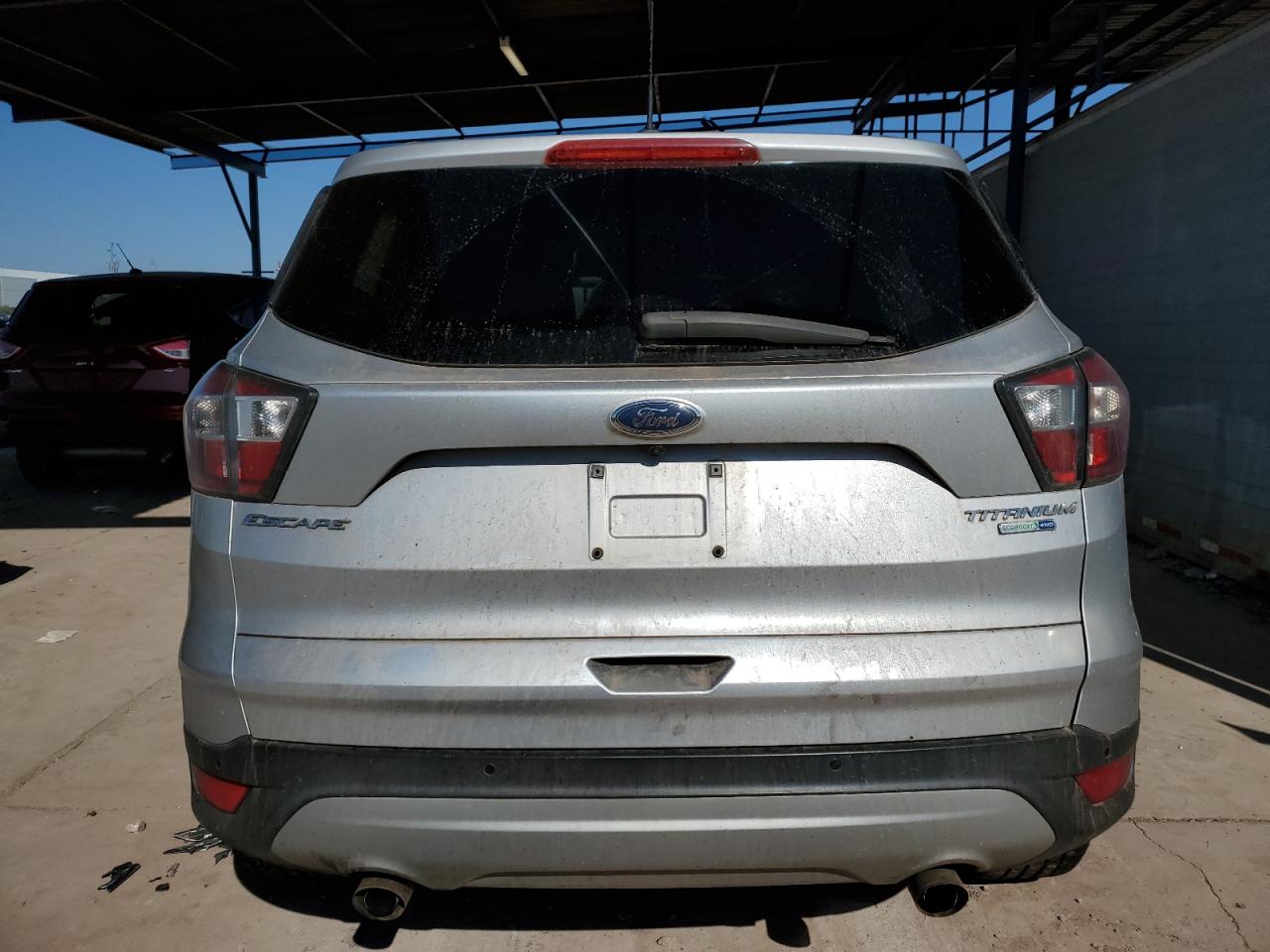 2017 Ford Escape VIN 1FMCU9J90HUA64963 Copart auction photo, front end / side damage thumbnail 6