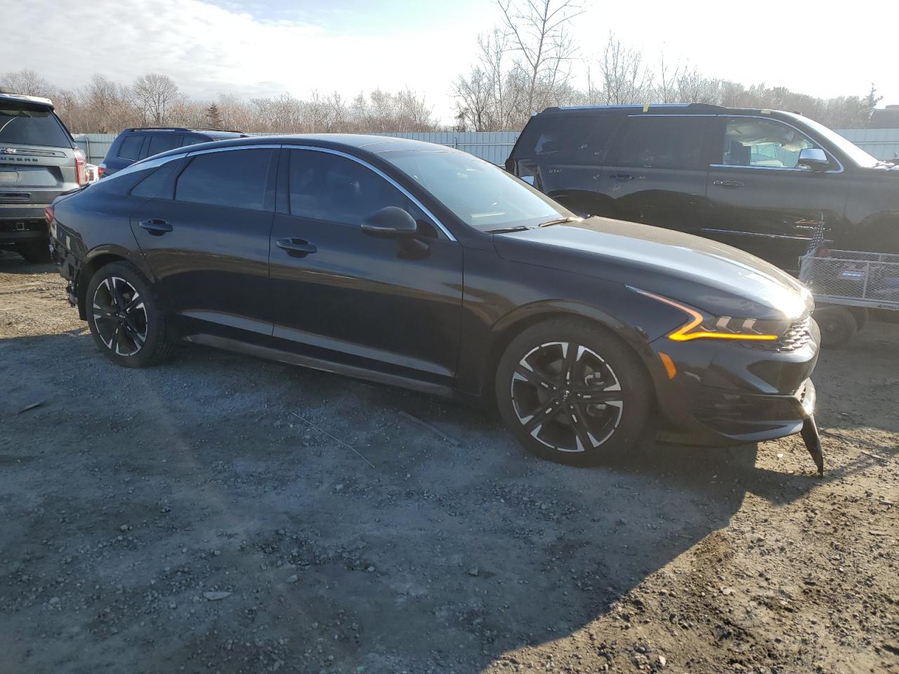 2022 KIA K5 VIN 5XXG64J25NG133699 Copart auction photo, rear end / front end damage thumbnail 4
