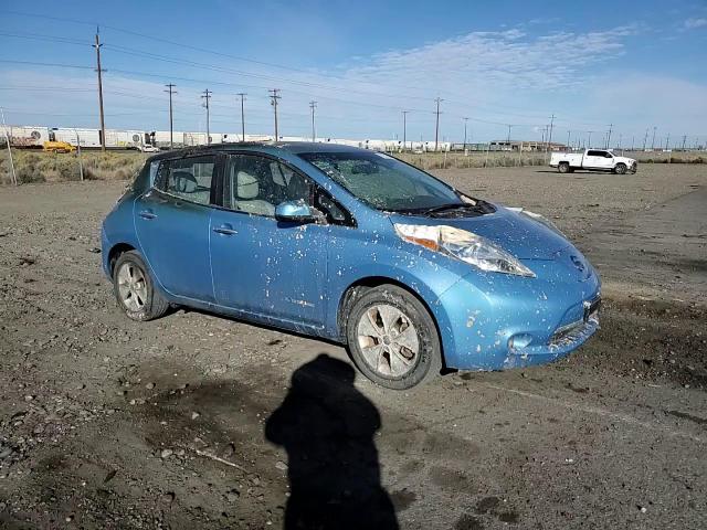 2013 Nissan Leaf VIN 1N4AZ0CP1DC408844 Copart auction photo, burn damage thumbnail 10