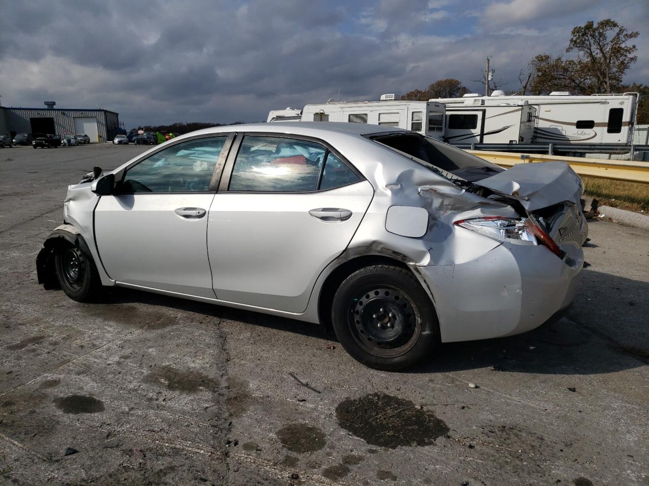 2017 Toyota Corolla VIN 2T1BURHE7HC904334 Copart auction photo, front end / rear end damage thumbnail 2
