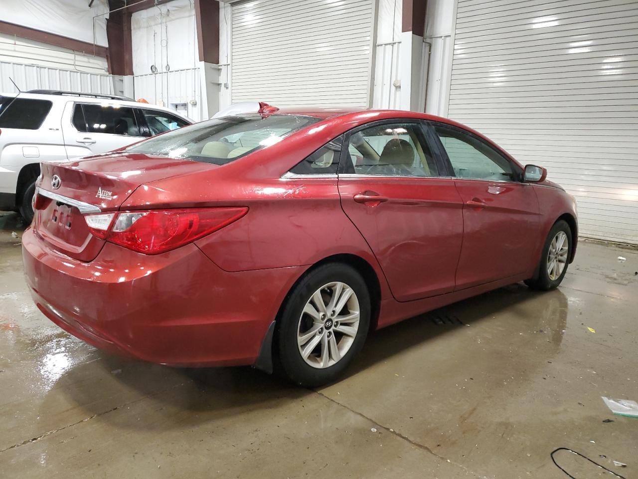 2013 Hyundai Sonata VIN 5NPEB4AC4DH727117 Copart auction photo, vandalism damage thumbnail 3