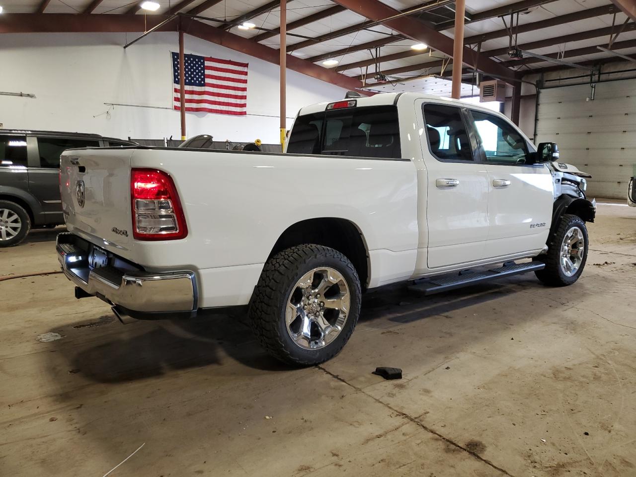 2020 RAM 1500 VIN 1C6SRFBT2LN224300 Copart auction photo, front end damage thumbnail 3