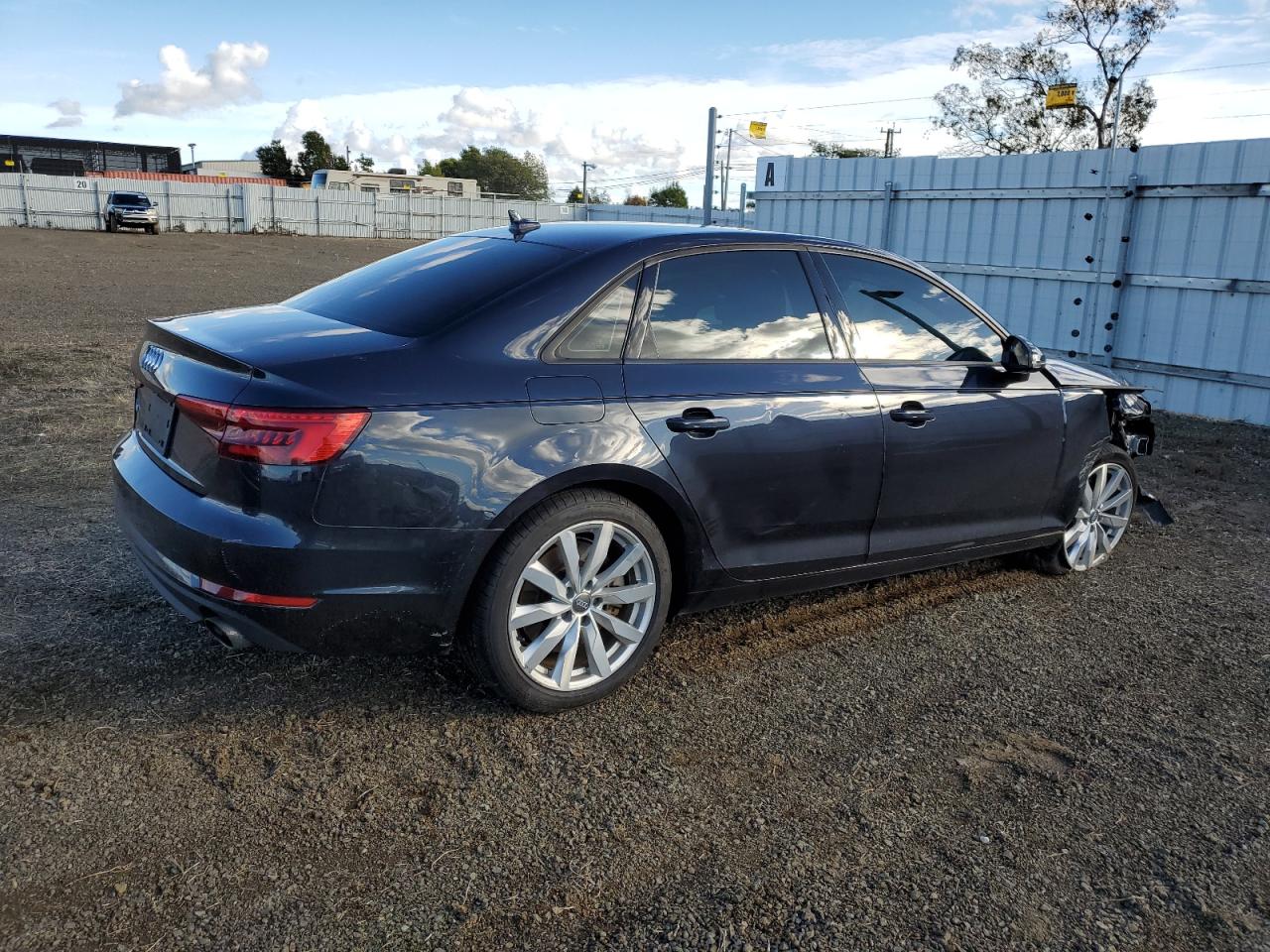 2017 Audi A4 VIN WAUGNAF44HN032851 Copart auction photo, front end damage thumbnail 3