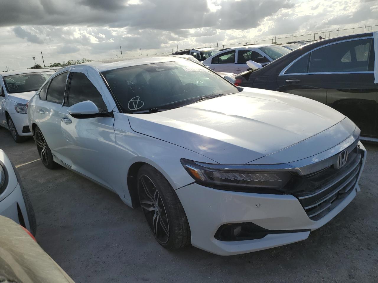 2021 Honda Accord VIN 1HGCV2F92MA026908 Copart auction photo, water/flood damage thumbnail 4