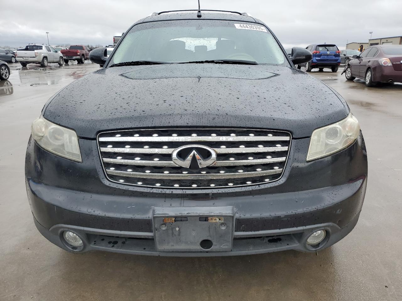 2005 Infiniti FX VIN JNRAS08U85X105518 Copart auction photo, rear end damage thumbnail 5