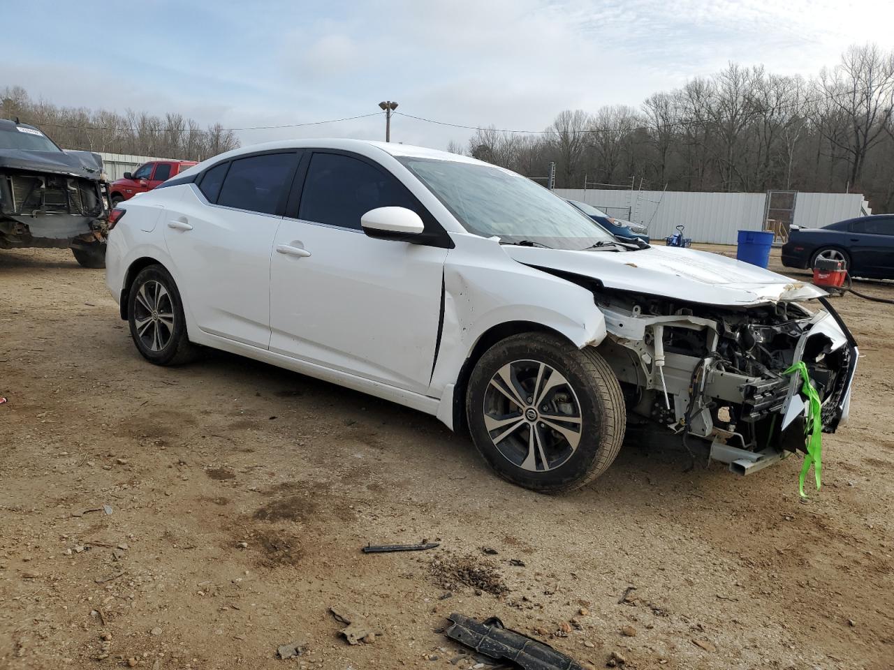 2021 Nissan Sentra VIN 3N1AB8CV4MY327620 Copart auction photo, front end damage thumbnail 4