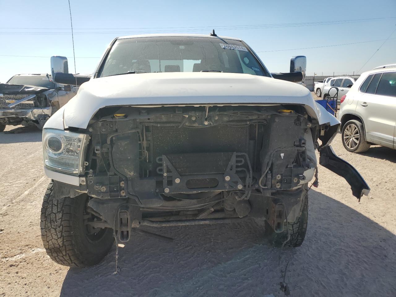 2013 RAM 3500 VIN 3C63R3MTXDG574607 Copart auction photo, front end / side damage thumbnail 5