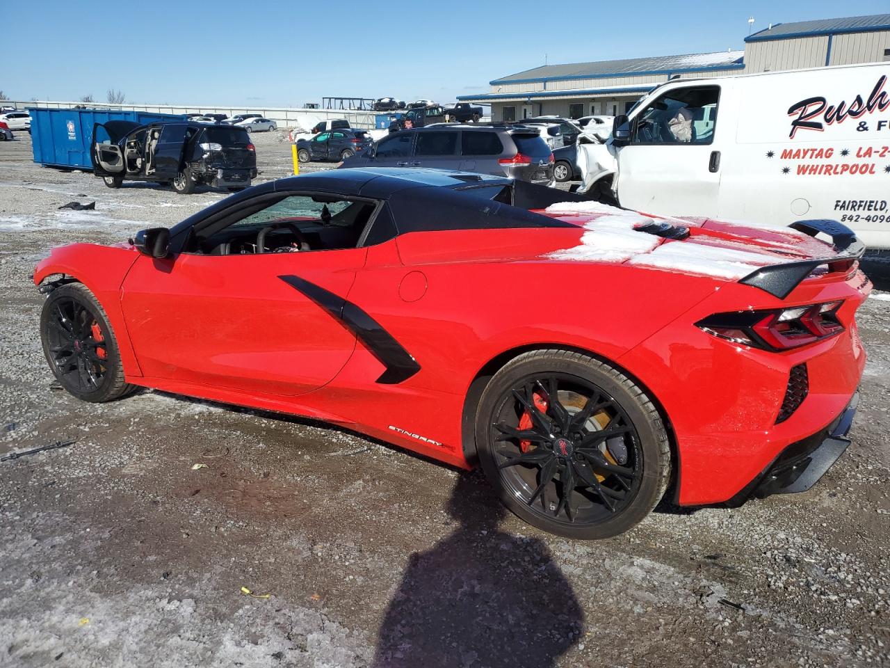 2023 Chevrolet Corvette VIN 1G1YC3D45P5140897 Copart auction photo, front end damage thumbnail 2