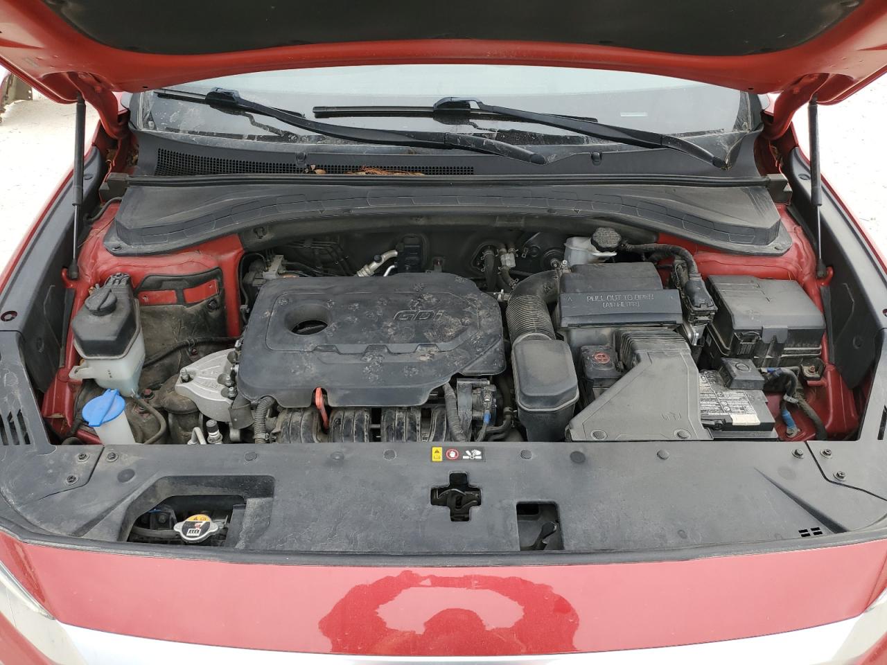 2020 Hyundai Santa Fe VIN 5NMS33AD3LH150921 Copart auction photo, rear end damage thumbnail 13