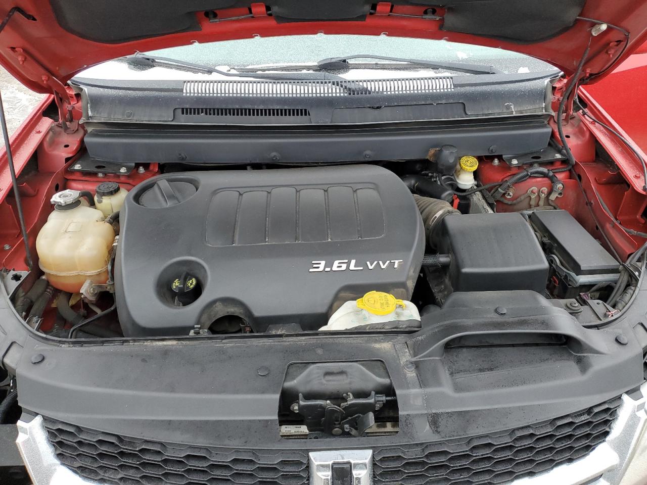 2015 Dodge Journey VIN 3C4PDCBG4FT649357 Copart auction photo, front end damage thumbnail 11