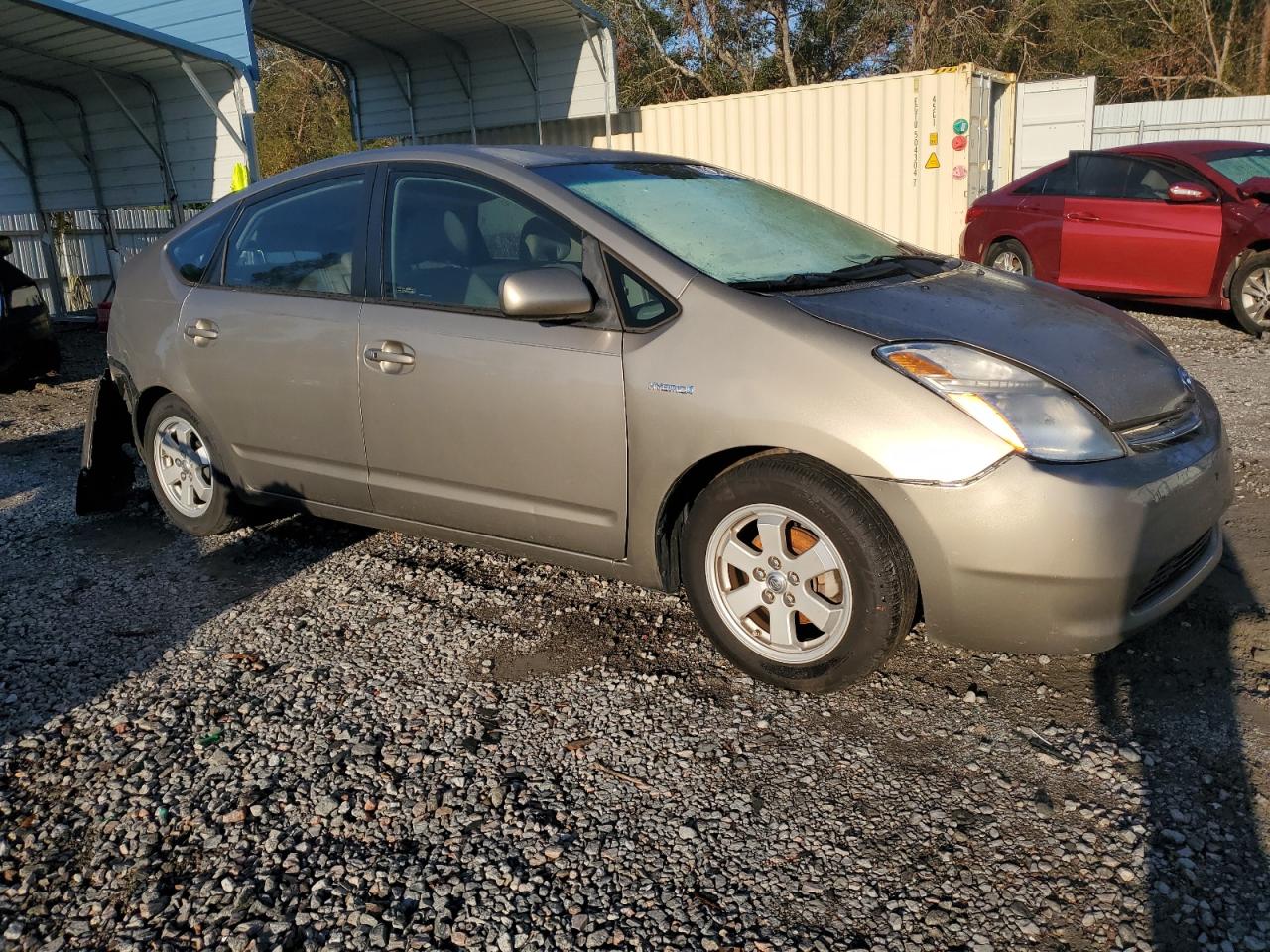 2006 Toyota Prius VIN JTDKB20U167526428 Copart auction photo, rear end / front end damage thumbnail 4